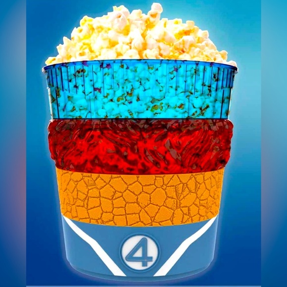 Marvel’s The Fantastic Four - Popcorn Bucket 🙆‍♂️🔥🪨🫥 - Picture 1 of 3